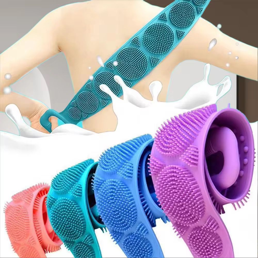 Brosse de bain en silicone -