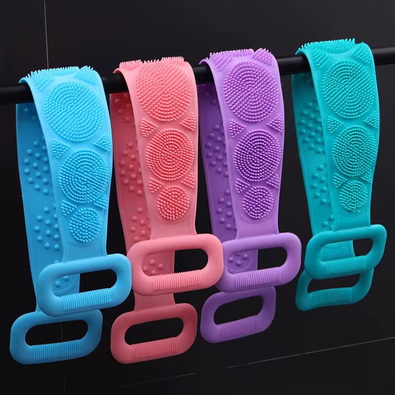 Brosse de bain en silicone -